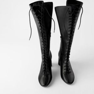 Zara black boots